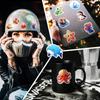 50 шт. Мультяшные наклейки с морскими животными, Милые 3D наклейки с морскими животными-акулами для декора