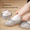 Reusable, Wear-Resistant Non-Woven Fabric Shoe Covers for Indoor Use – Thickened Disposable Foot Covers for Students and Children