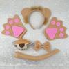 Animal Cosplay Costumes Lions Dress up Hairband Tail Skirt Bowtie and Gloves