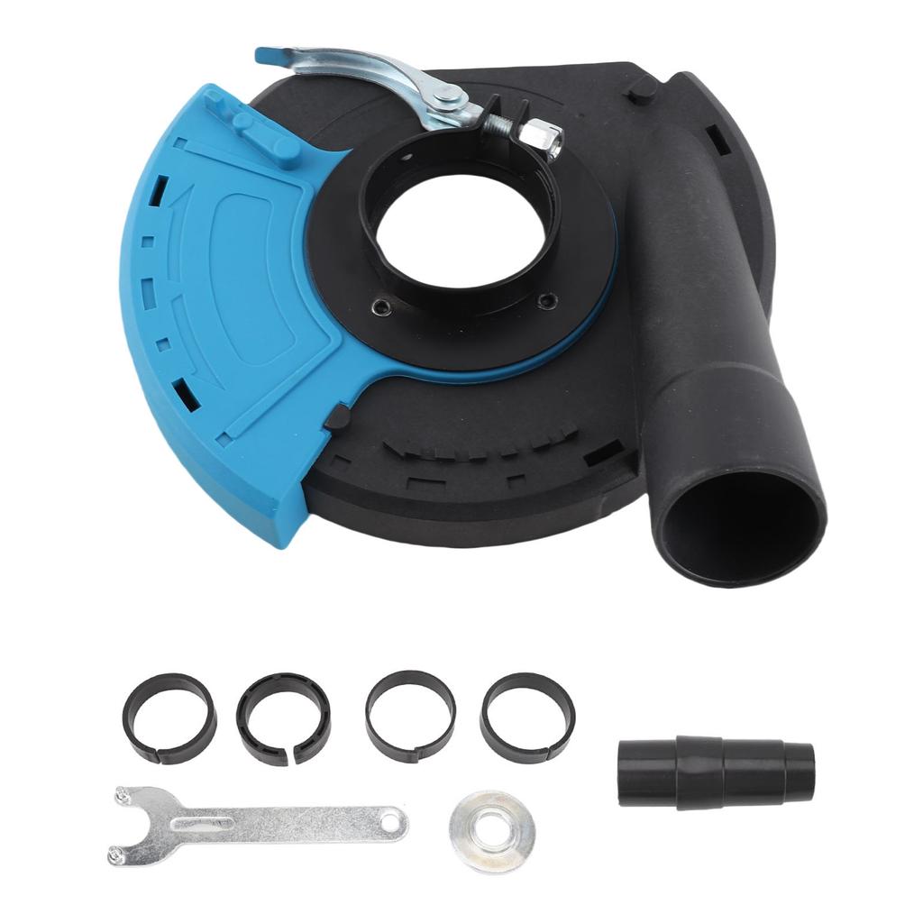 Угловая шлифмашина Пылезащитный кожух для шлифования Синий Черный 5 дюймов Многофункциональный Пылесборник для угловой шлифмашины Для шлифования камня