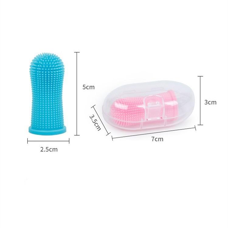 1 шт., силиконовая мягкая колючая напальчник для кошек, собак, зубная щетка для чистки зубов и рта щенка, щетка для чистки домашних животных