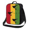 Custom Little Birds Lunch Bag Women Warm Cooler Insulated Lunch Box for Kids School Children