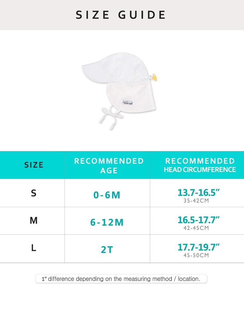 0 Months To 2 Years Old Baby Boys Girls UPF UV Protection Hat Summer Hat Aqua S [Vaenait Baby] 50+