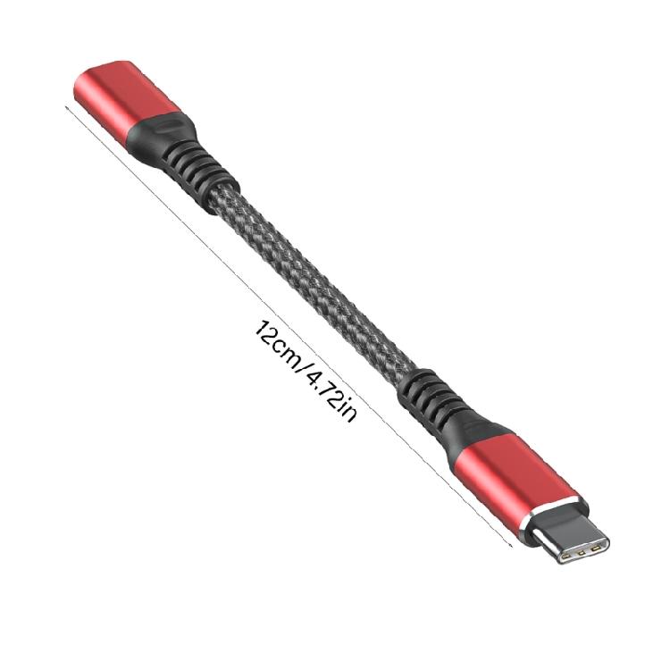 Блокиратор данных Удлинительный кабель USB C Адаптерный кабель Тип C гнездо - штекер Только для зарядки, передача данных не поддерживается 12 см