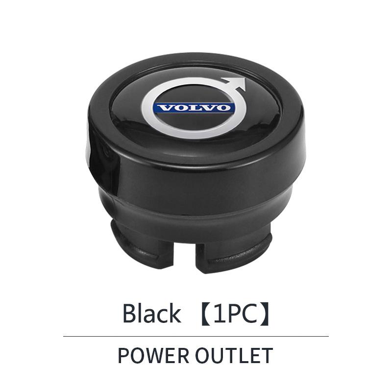 ABS Car Cigarette Lighter Protector Cover Dust Cap For Volvo Xc60 Xc90 V40 V60 S60 V50 V90 S80 C40 XC40 V70 XC70 C30 C70 Rdesign