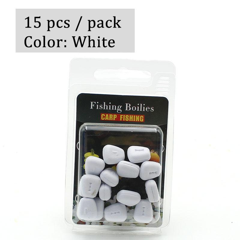 15PCS Carp Fishing Bait Pop Up Boilies Floating Corn Pellet Colored Fishing Beads for Hair Rig Method Feeder Fishing Tackle