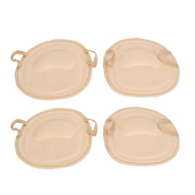 2 пары подушечек для половин передней части стопы, невидимые носки с высоким каблуком, корректирующие носки для пальцев ног, подушечка для стопы