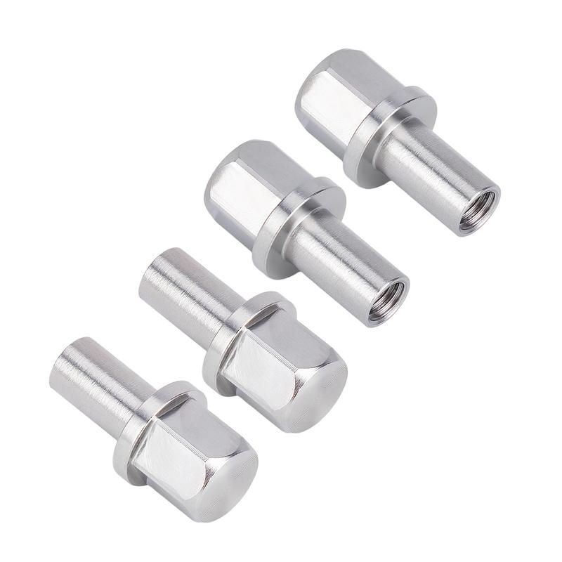 Stainless Steel 12mm Hex Wheel Hub Drive Adaptor Extension Column Nut 12/15/17/20/25mm for 1/10 RC Crawler Car Axial SCX10 Parts