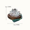 Good Luck Car Center Console Ornament Realistic Crystal Lotus Decoration  Truck Supplies