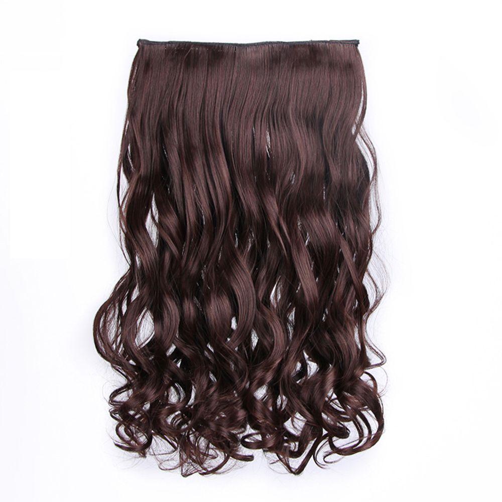 Синтетические волосы на всю голову, одна часть, клипса, вьющиеся волосы, накладные волосы для женщин, леди