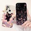 Для Vivo Y30 1938 Чехол Y50 1935 Роскошные Цветы Кавайный Милый Забавный Расписной Силиконовый Ударопрочный Чехол для Телефона Для Vivo Y50 Задняя Крышка