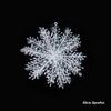 Christmas Snowflake Tree Decoration Window Ornament White Fake Party Supplies