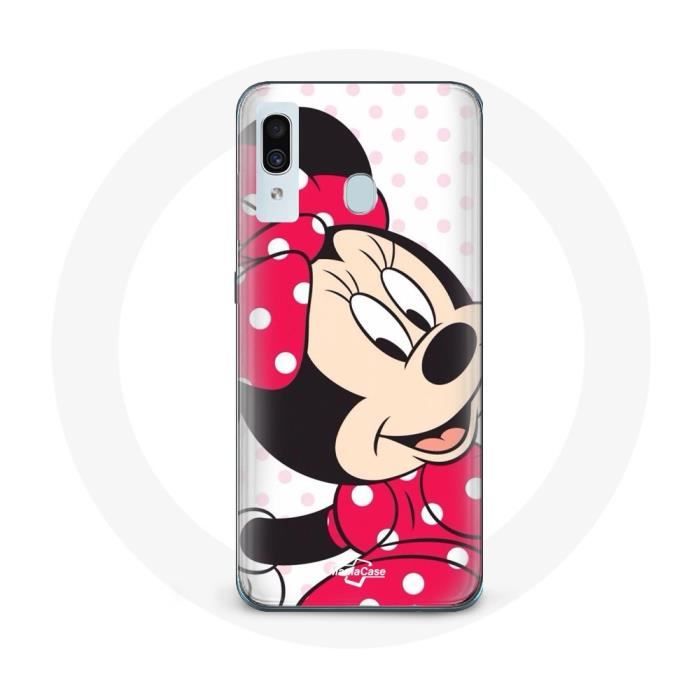 Coque pour Samsung Galaxy A30 Minnie Mouse Dessin animé mignon