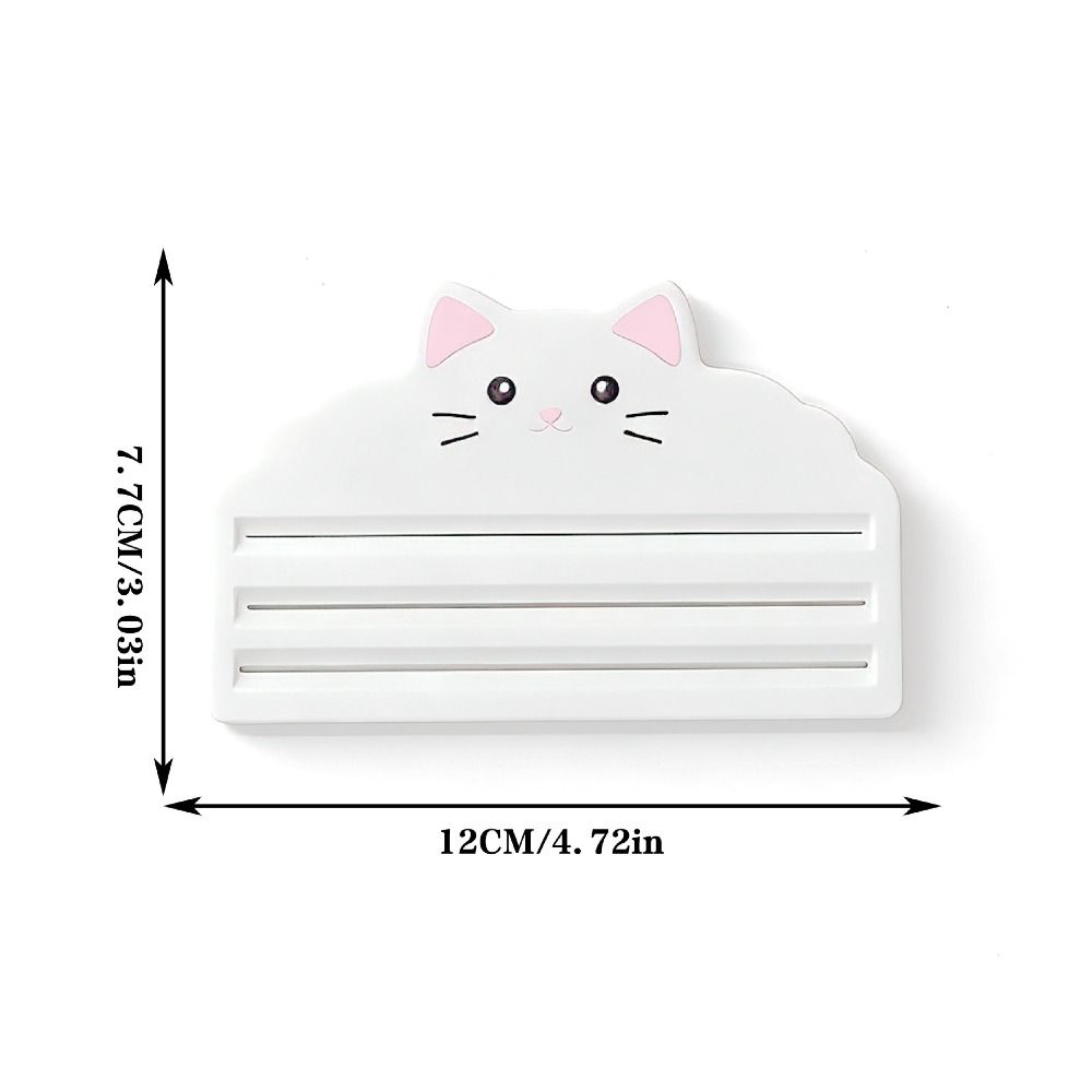 2pcs 3 Slots Design Cat Treat Squeezer Manual Press 3D Printed Wet Food Extruder Ergonomic Handle Portable Cat Treat Dispenser