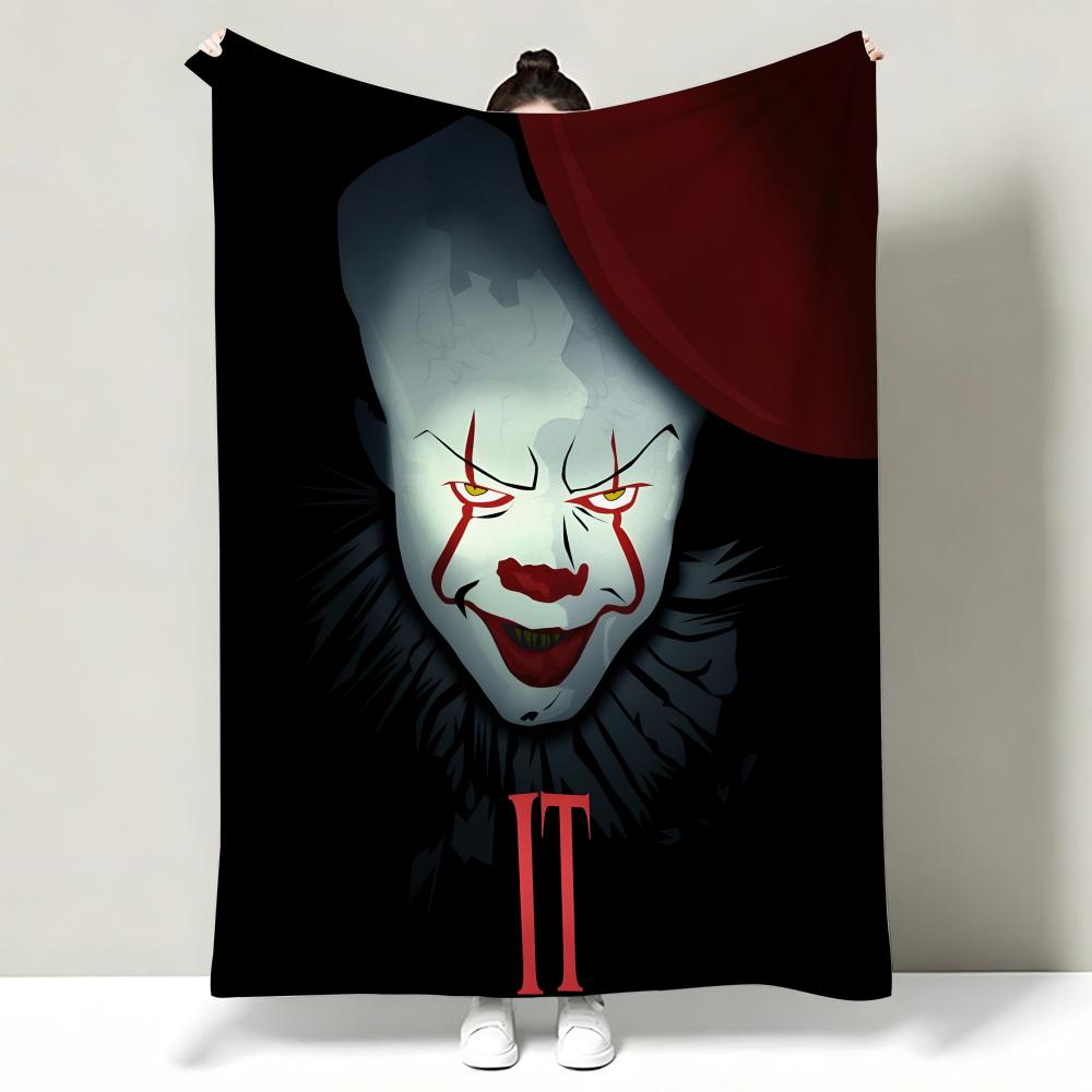 Movie I-It Chapter One Throw Soft Warm Flannel Throw Blanket, Multi-use for Sofa Bed Office Nap