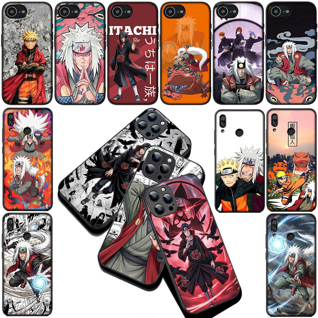 Anime Jiraiya Narutos Uchiha Itachi Silicone Cover for Xiaomi Redmi 15 15C A4 A5 9A 9C NFC Note 9 8 9T 9Pro Coque Phone Case