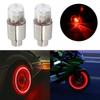 2PCS Car Wheel Tire Tyre Air Valve Stem LED Light Covers Auto Accessories