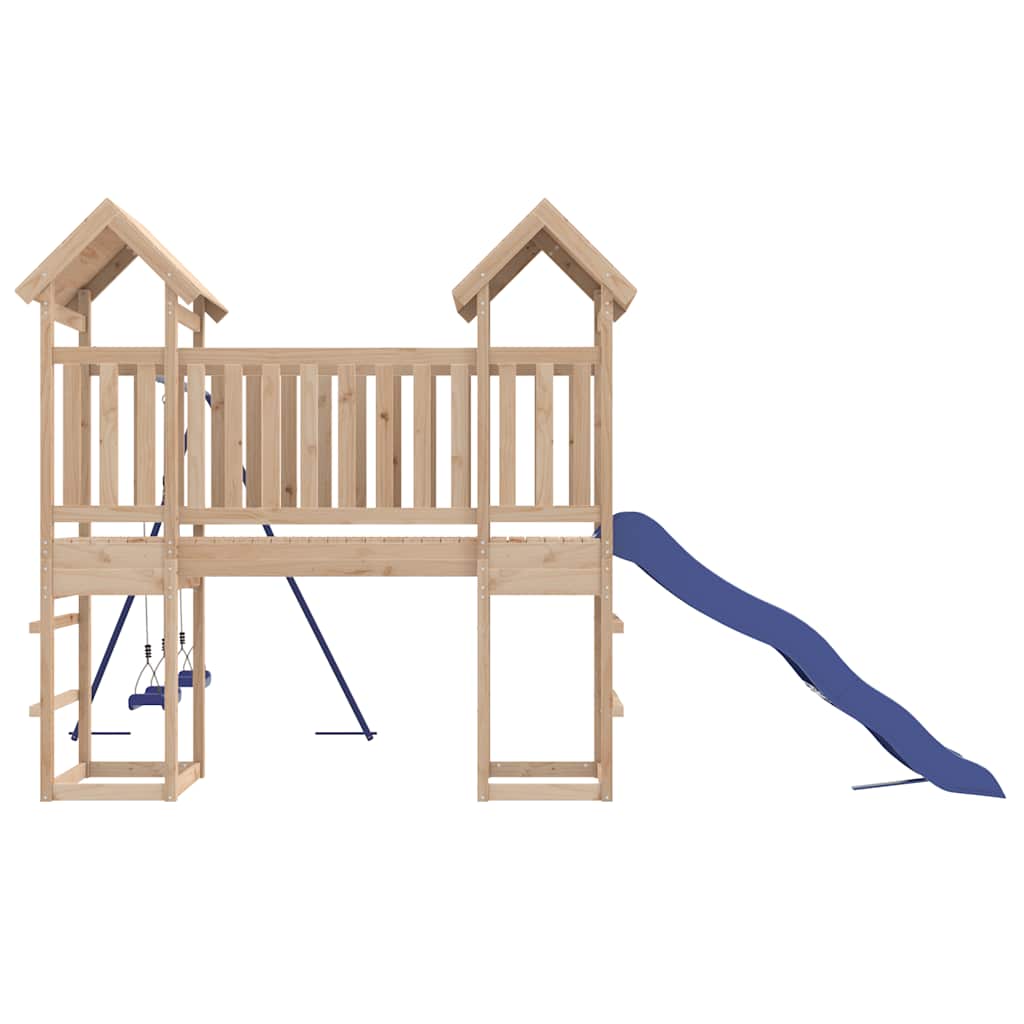Solid Wood Play Tower Pine