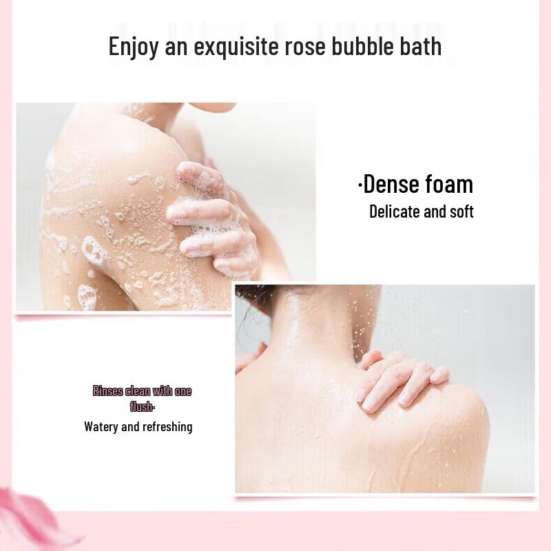 Sansheng Flower Essential Oil Anti-dandruff Shampoo & Rose Shower Gel Set