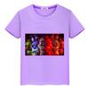 FNAF Boy Summer 100%Cotton Print T-shirt Casual Short Anime Tees Bear Rabbit Game Kawaii Tops Y2k One Piece Kids Clothes Girls