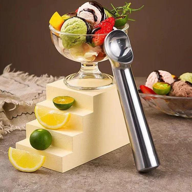 Ложки для мороженого Ложка для мороженого Ложка для фруктовых шариков Ложки для печенья Ложка для йогурта и щербета Домашняя кухня Гаджеты Аксессуары