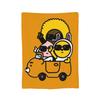 K-Kakaos F-Friends Apeach Heart blankets Fleece All Season   Multifunction Warm Throw blanket for Sofa Couch Rug Piece