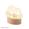 Chatani Moomin Cloud LED Milky H13 x W13 x Light, White, D7.5cm, 152-333241F
