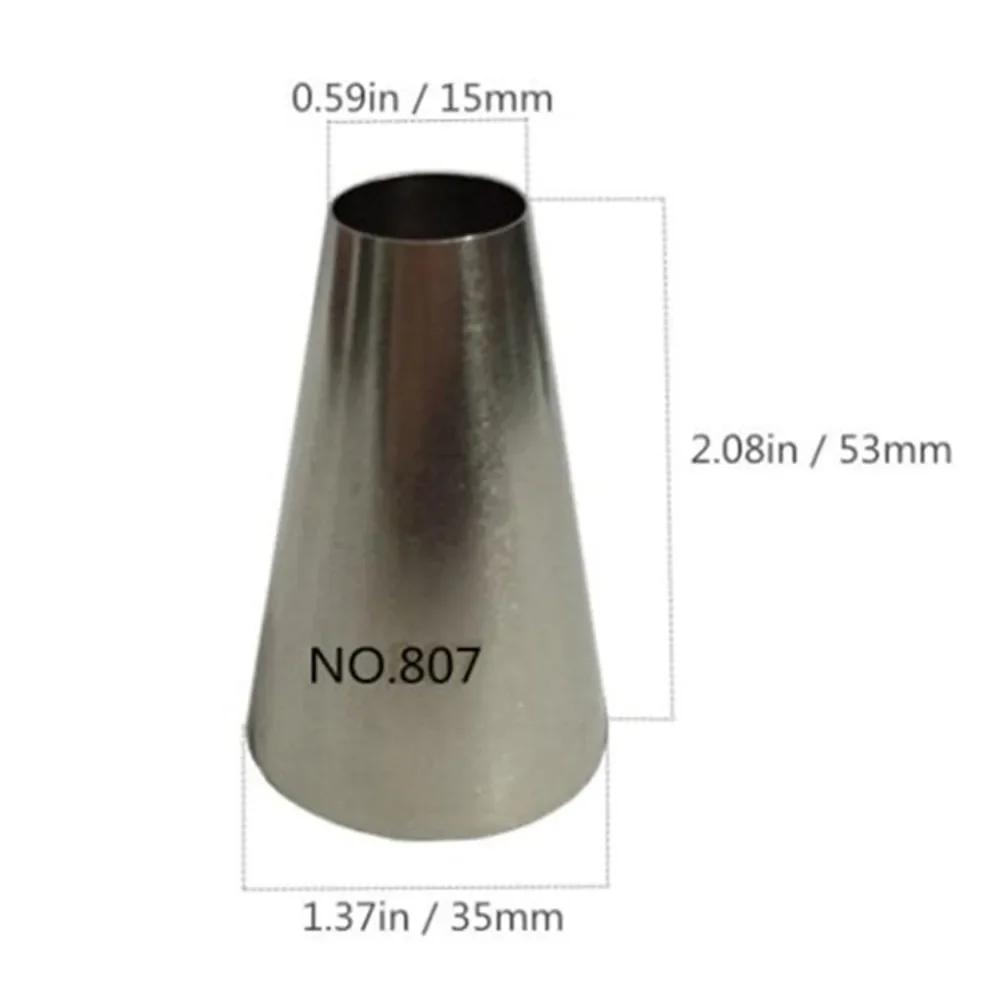 5 шт. / Набор больших русских насадок для кондитерских изделий, инструменты для выпечки, набор для украшения тортов, насадки из нержавеющей стали для кексов