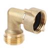 90 Degree Water Hose Elbow Solid Brass Construction 3 4inch Thread Water Inlet Adapter for RV Motorhome Trailer Marine
