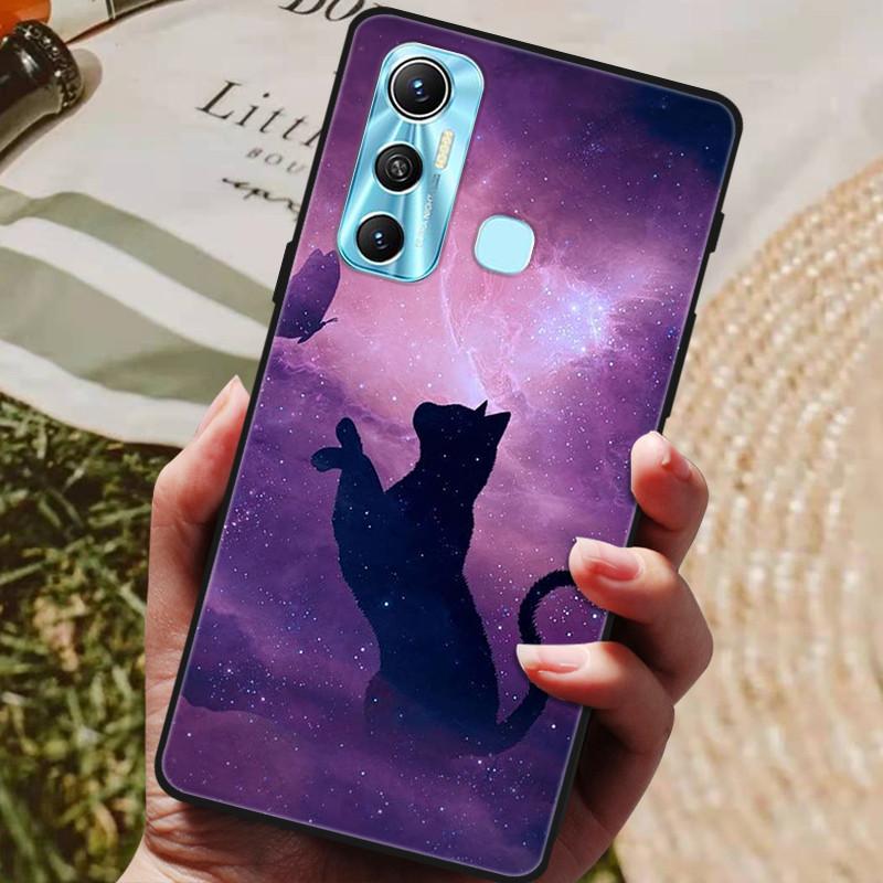 Для Infinix Hot 11 Чехол Мультяшная Задняя Крышка Силиконовый Чехол для Телефона Для Infinix Hot11 X662 Футляры Для Infinix Hot 11 Мягкий Чехол
