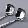 Long Handle Stainless Steel Spoon Anti Scalding Cooking Strainers Soup Spoons  Kitchen