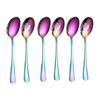 6pcs/set Lightweight And Portable Stainless Steel Cutlery Set For Easy Dining On Go Spoon Durable