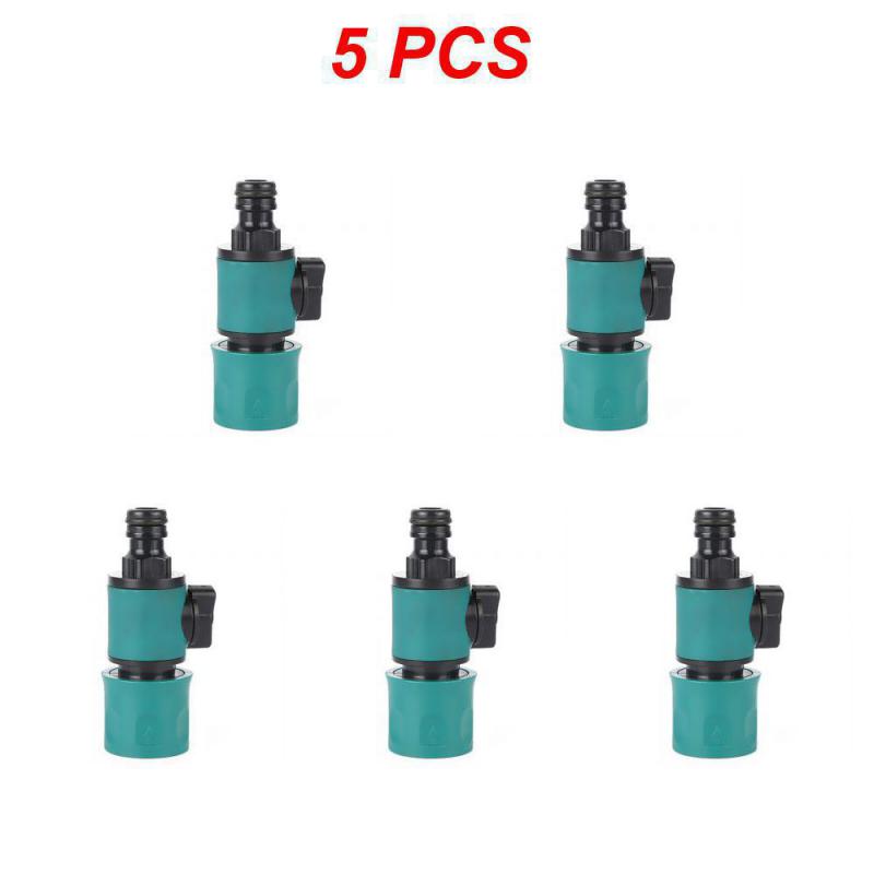 1~10 шт. резьбовой клапан с 16-миллиметровым ниппельным фитингом, запорный клапан для садового шланга, переходник для шланга, адаптер для мойки автомобиля, полива сада