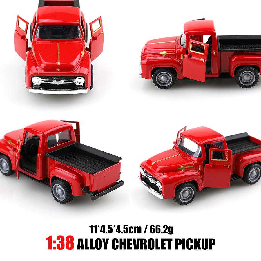 Винтажная красная ретро модель пикапа из сплава от Мияниси Тацуя