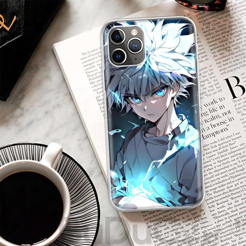 Чехол Hunter X-Hunters Killua для iPhone 17 Air 16 16E 15 Pro Max 14 Plus 13 Mini Чехол для телефона 12 11 7 8 SE Индивидуальная печать
