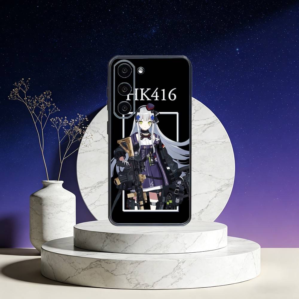 Чехол для телефона Guns HK-416 для Samsung Galaxy A73, A72, A71, A70, A53, A52, A51, Другие, Мягкий черный чехол