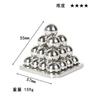 Puzzle Zinc Alloy Intelligence Unlocking Ring Unlocking Set, Nine-Link Educational Toy, Kong Ming Luban Lock Mechanism Box