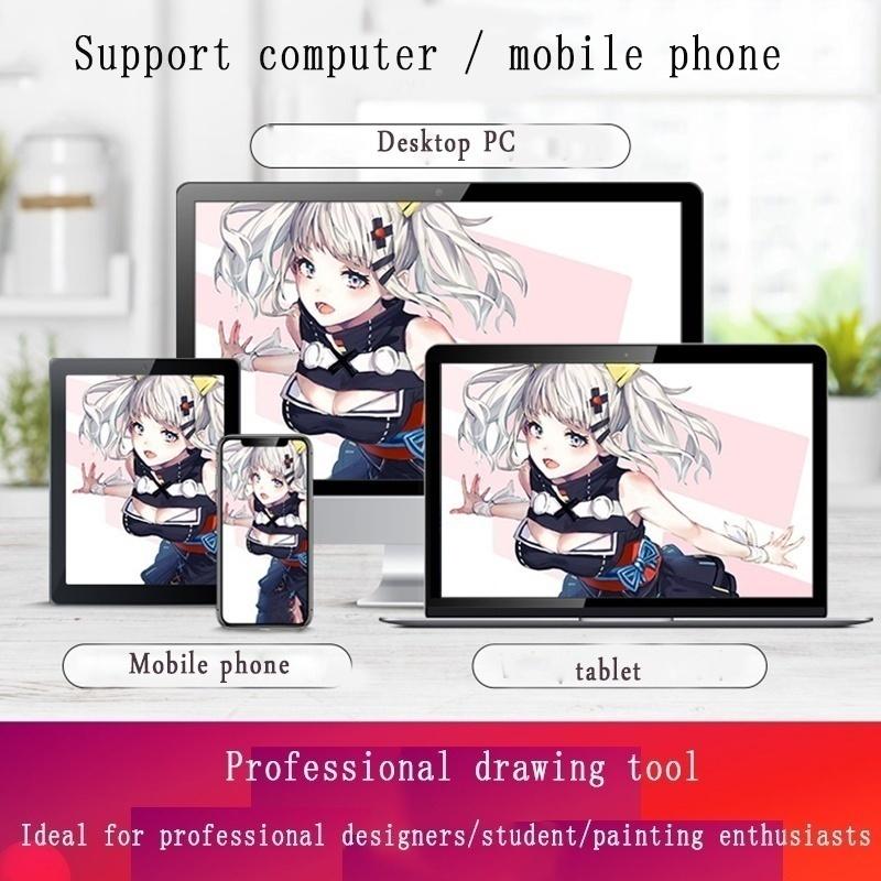 Модный новый цифровой планшет 1060 PRO, модный офисный компьютер, доска для рисования, можно подключить к мобильному телефону/компьютеру