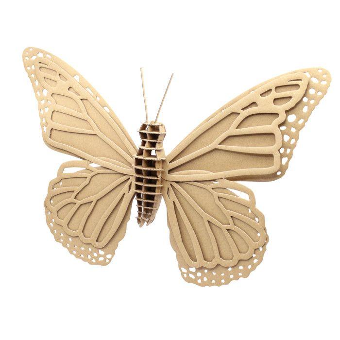 Cardboard Model Butterfly Large Model 59.5 X 36 X 4.5 Cm