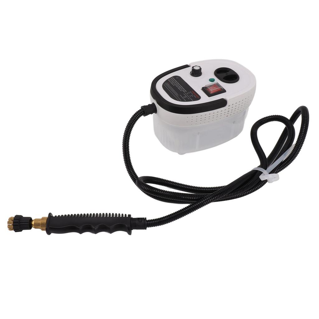 2500W Steam Cleaner White Remove Dirt Grime Grease High Pressure Temperature Fast Heat Steam