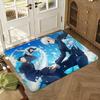 Jujutsu-Kaisens Anime Floor Mat Soft Thickened Absorbent Non-Slip Bedroom Living Room Door Mat Home Decor Flannel Rugs
