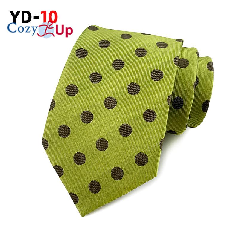 3,15-дюймовый модный мужской галстук в горошек в горошек с узором Пейсли для свадьбы