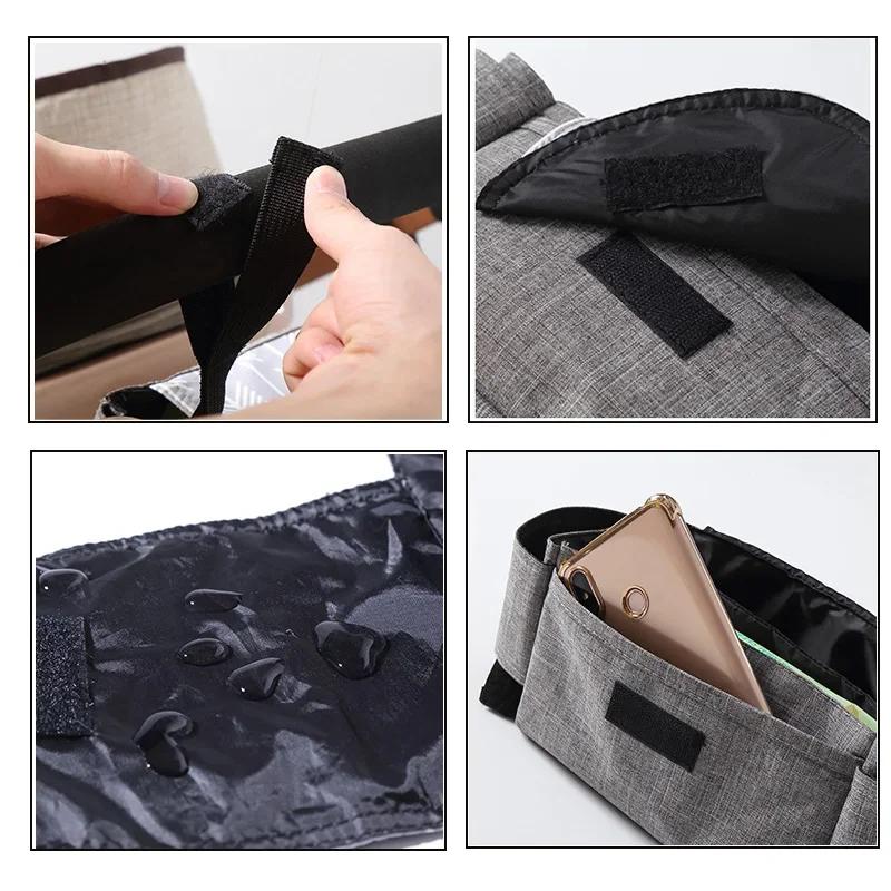 Универсальный органайзер-сумка для коляски - Держатель для бутылочек и многофункциональный карман для детской коляски, необходимый аксессуар для мамы