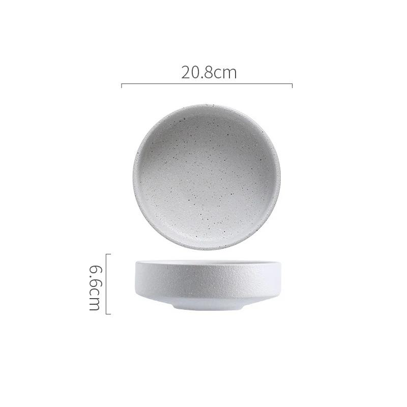 Ceramic Bowl Creative Thick Soup Bowl Dessert Bowl Sushi Bowls Salad Bowls Appetizer Bowls Restaurant Specialty Tableware