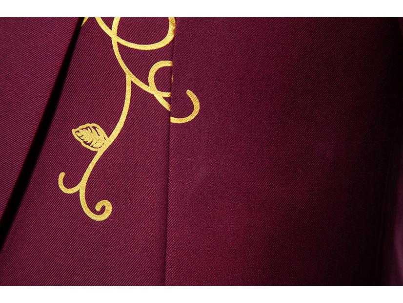 Мужской повседневный пиджак с золотым тиснением, весна/лето 2024 г. — европейский размер