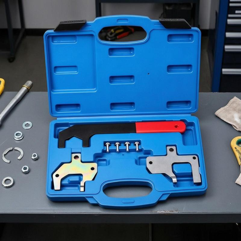 Professional Engine Timing Tool Set | Steel Construction, Compact Storage Design, Timing Tool Kit with Carrying Case, for Auto
