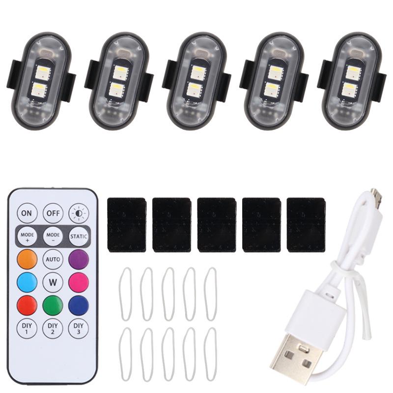 Wireless Multi-Mode 7-Color LED Strobe Light for Cars & Motorcycles