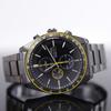 Seiko Часы Solar Chronograph Overseas Модель SSC723P1 [Seiko] Черный/Желтый Мужские [Реимпортированный продукт]