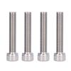 4Pcs Hex Bolt Socket Cap Screw A2 Stainless Steel 1.25mm Fine Pitch Fastener HardwareM10x55