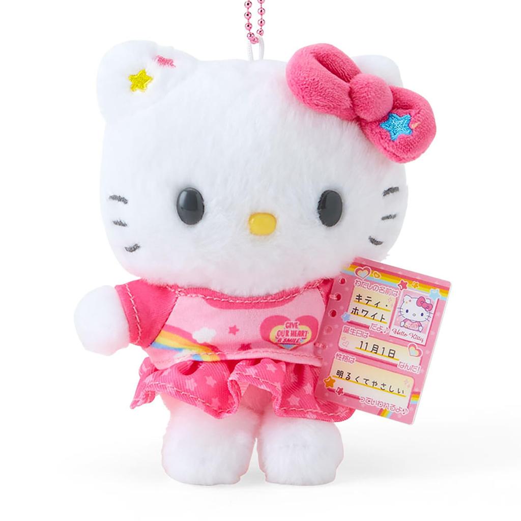 Sanrio Держатель для талисмана Профиль Hello Kitty Плюшевый брелок 932728 (Ностальгическая книга)